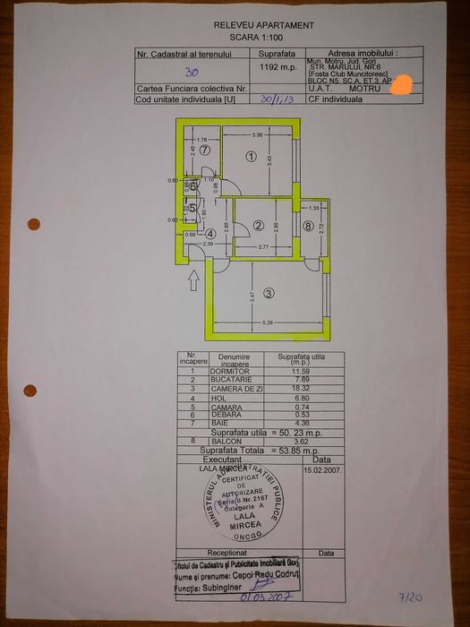 Apartament de vânzare