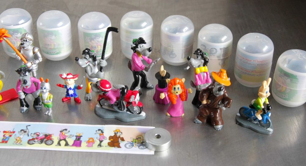 НУ ПОГОДИ пълна серия Киндер фигурки шоколадови яйца Ландрин