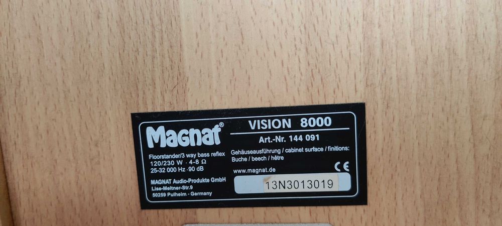 Тонколони Magnat Vision 8000