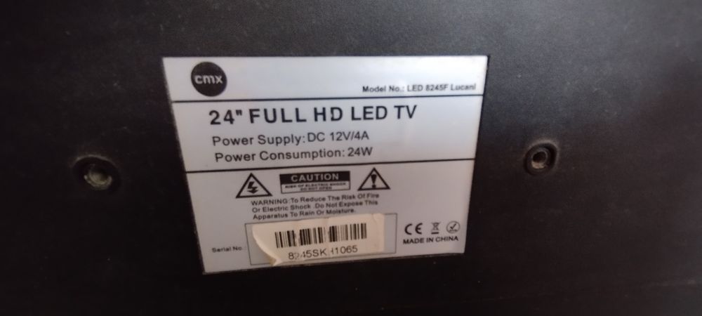 CMX LED TV 24"8245F Lucani 12V/24V