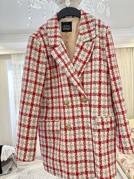 Пиджак твидовый