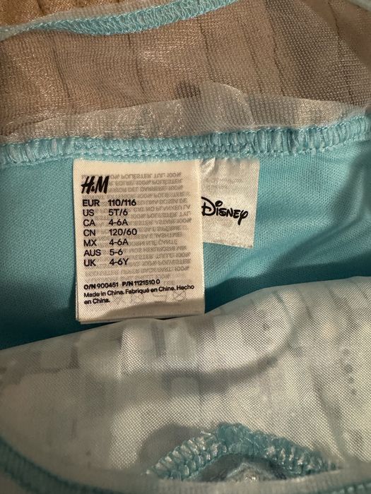Costum Disney Elsa Frozen H&M, 4-6 ani (110-116 cm)