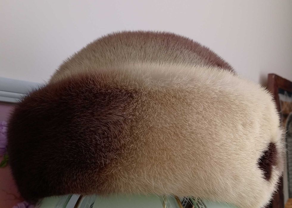 Норковая шапка форма Боярки