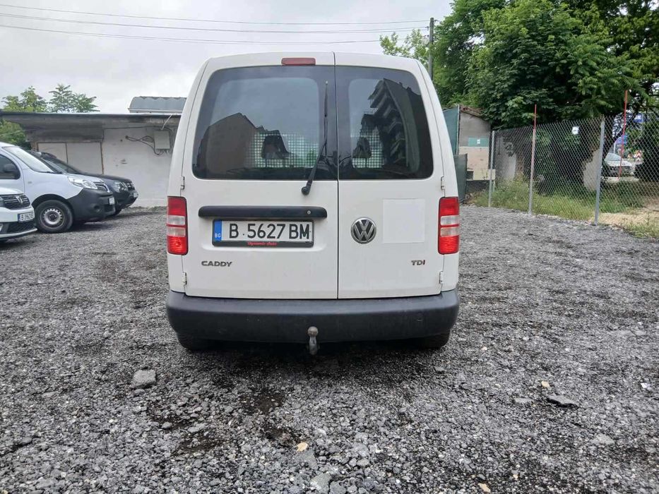 VW Caddy 1.6 TDI EURO 5 товарен, N1, 2 места, 2011 г.