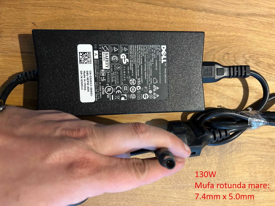 Incarcator laptop Dell 20V - 65W, 90W, 130W, 180W, 240W