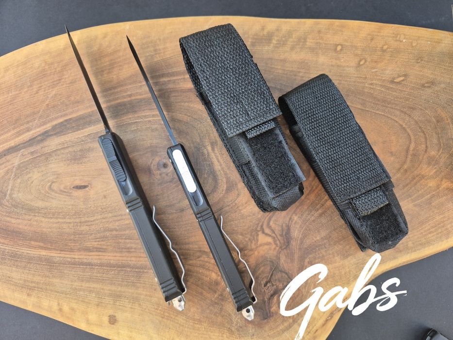 Автоматичен нож MICROTECH Ultratech, два мoдел,тъмно острие