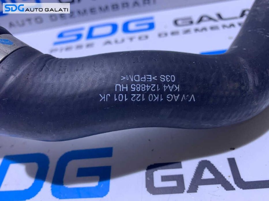 Furtun Conducta Apa Lichid Racire Motor Volkswagen Golf 6 1.6TDI CAYB CAYC 2008 - 2014 Cod 3C0121087A[S0354]