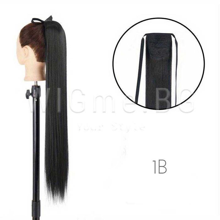 Прави опашки за коса с лента / панделка 85 см.