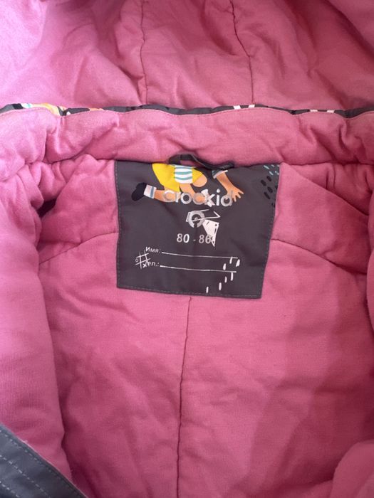 Crockid комбинезон  демисезонный для девочки 80-86р