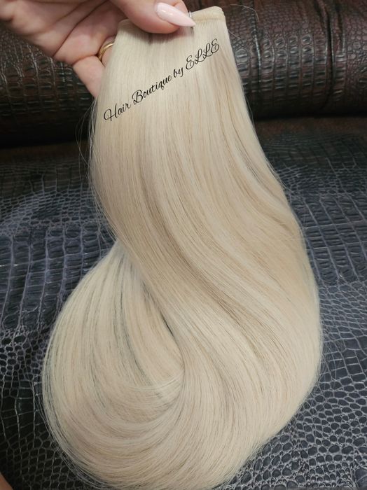 100% Естествена славянска коса + ПОДАРЪК