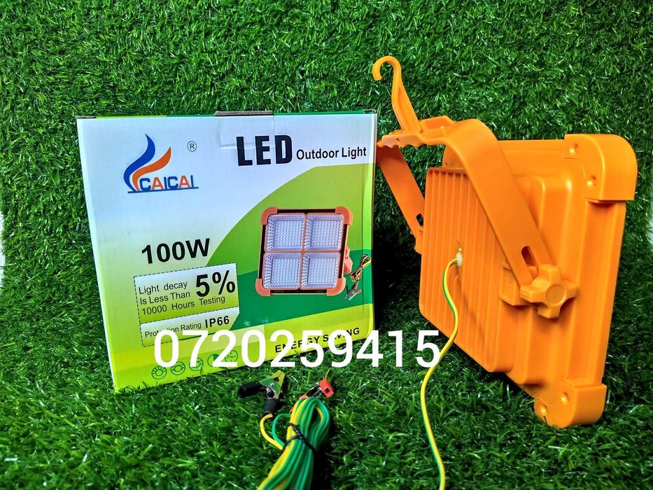 Proiector led Camping, Pescuit 100W - 12V  - 6000K-6500K