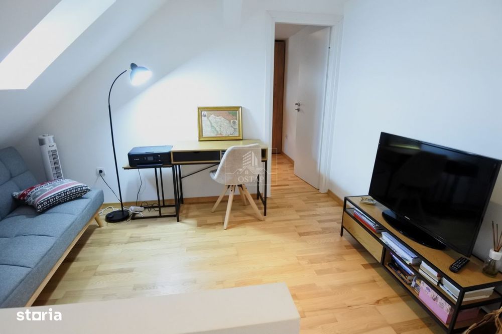 Duplex elegant intr-un bloc tip vila – 90 mp de confort, lumina si i