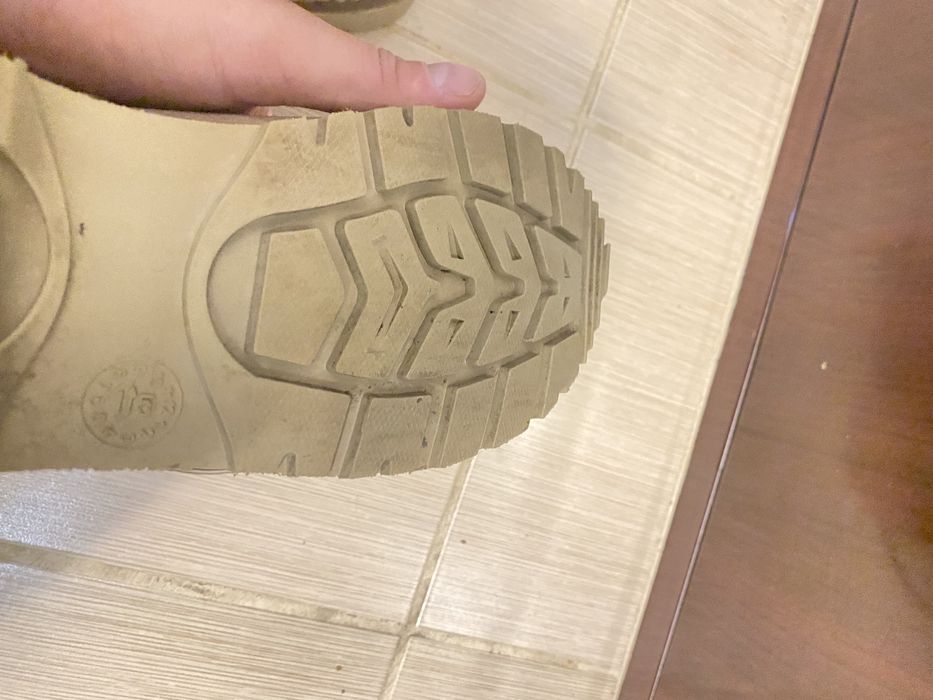 Bocanci militari piele intoarsa