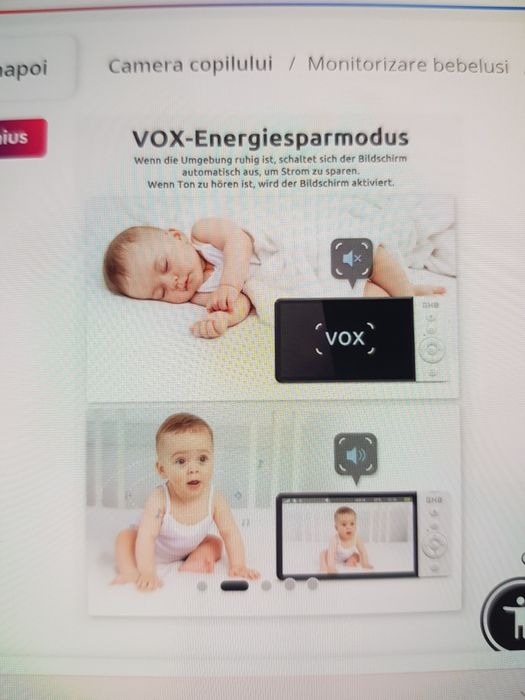 Vand baby monitor camera video