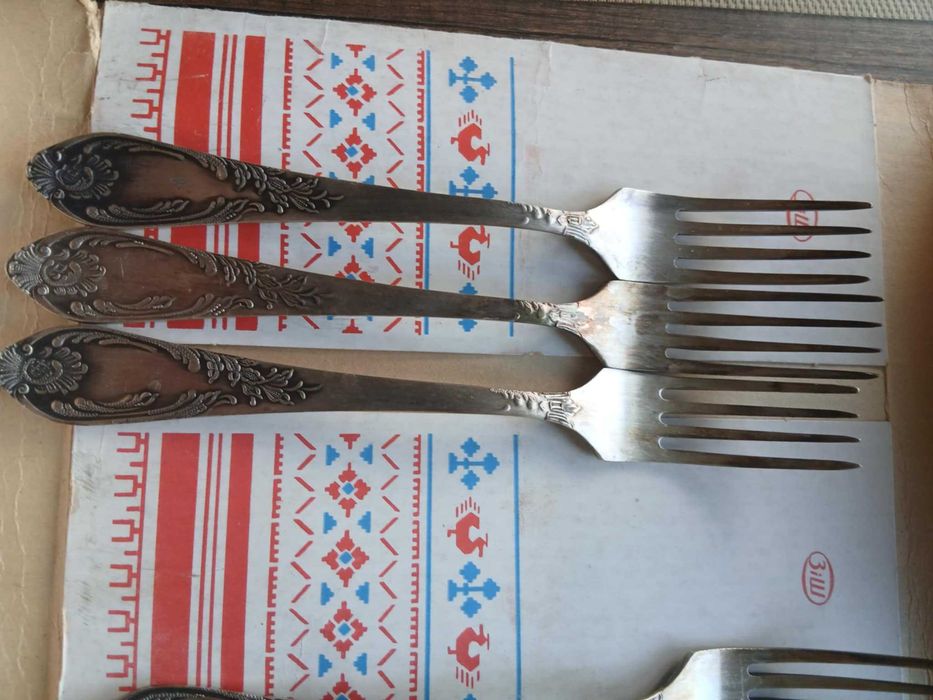 Мелхиор вилици и лъжици от СССР