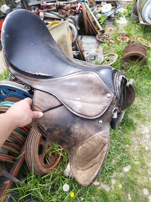 Șa de piele originala călărie germana