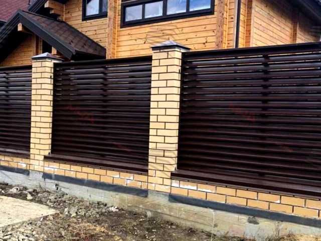 Забор жалюзи еврозабор