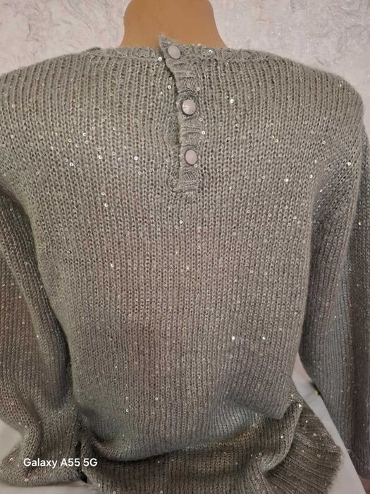 Сребриста Блуза/Пуловер