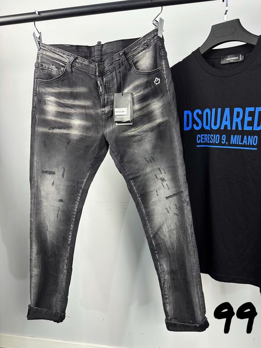 Dsquared мъжки черни дънки 6 модела