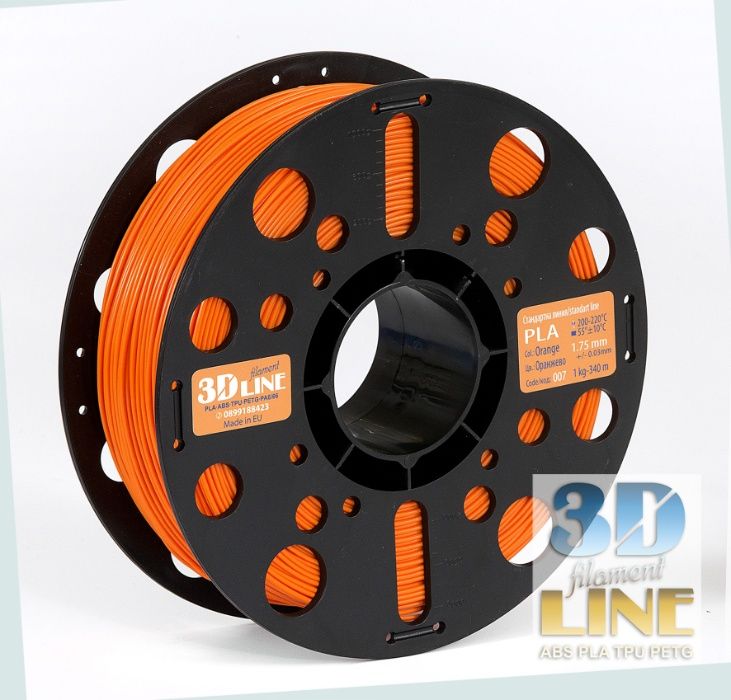 Нишка за 3Д принтер - българско производство. Филамент