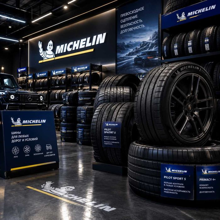Шины MICHELIN (Мишлен), Любой размер зимние/летние