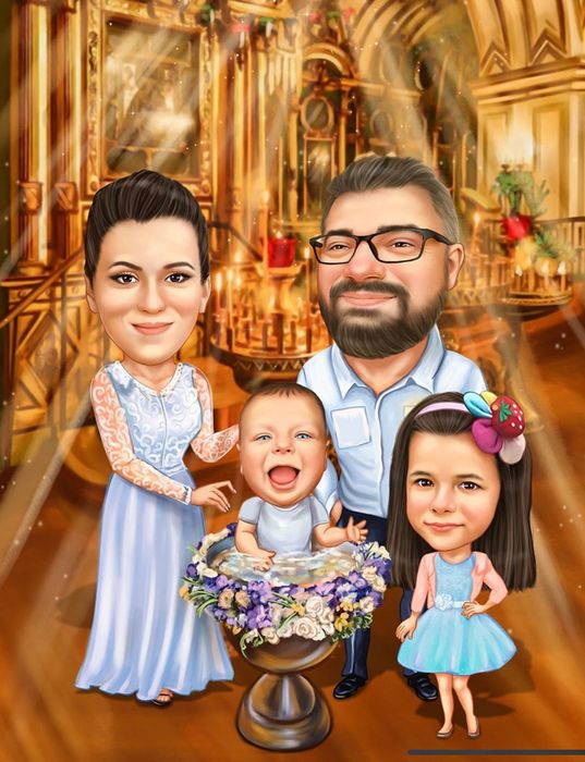 Незабравим Подарък за Сватба - Дигитална Карикатура - ТОП Цена