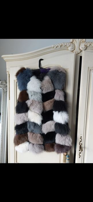 Vesta din blana naturala noua