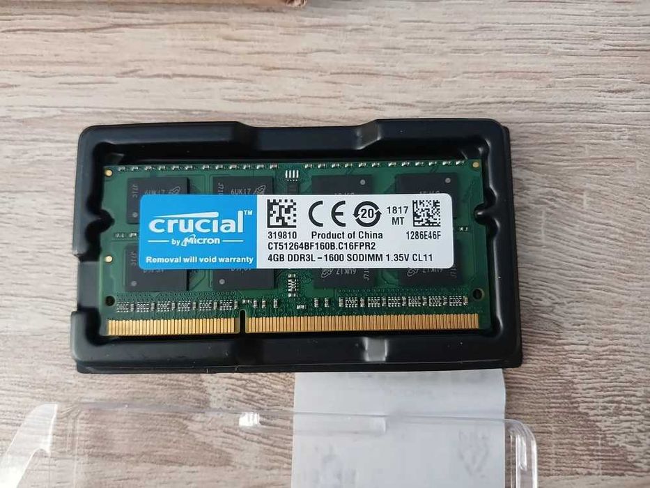 Оперативная память DDR3 SODIMM 4gb 1600Mhz