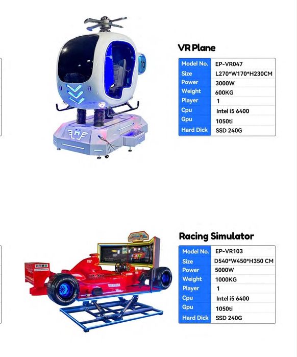 simulator vr profesional /platforme vr / arcade / jocuri