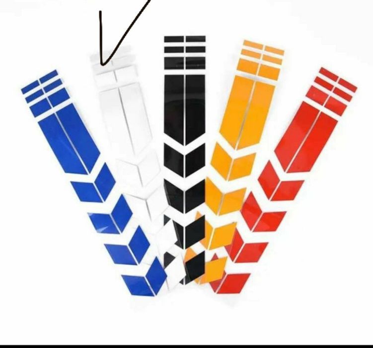 светоотражающий стикер для мотоцикла