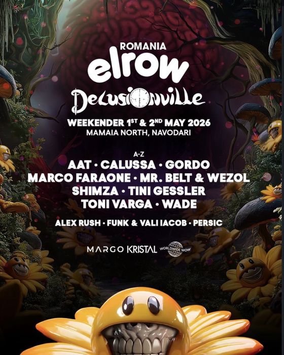 2 bilete backstage ELROW Mamaia 1-2 mai