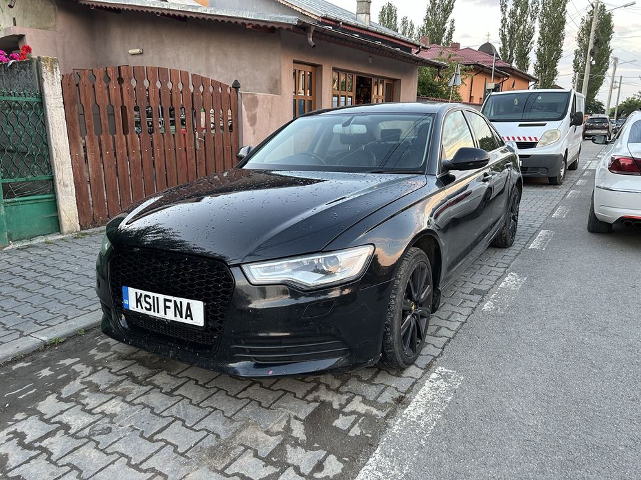 Usa Audi A6 C7 negru sedan din dezmembrari