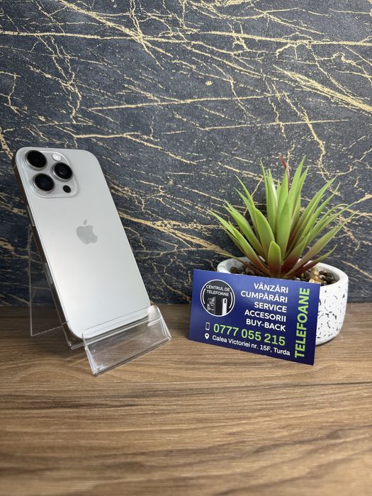 Iphone 16 Pro/128Gb/Garantie 2 Ani Centrul de Telefoane/Rate