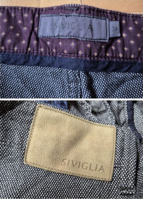 Pantaloni lux Siviglia, Made in Italy, Bărbați - W34 / (Fit 33)