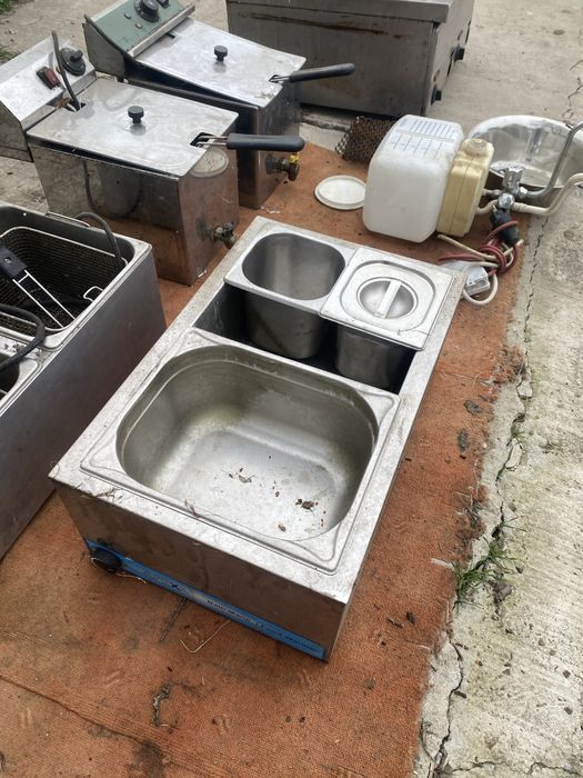 Gratare Gaz Neted + grilaj - Friteuze duble & simple - Bain Marie Banc