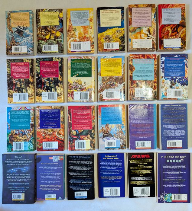 Книги за Света на диска и Джони Максуел, Тери Пратчет, английски