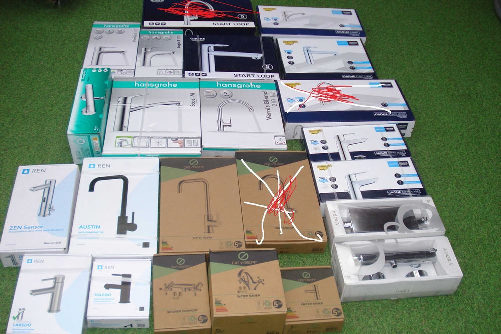 Baterii grohe Start Loop de Bucatarie si Lavoar