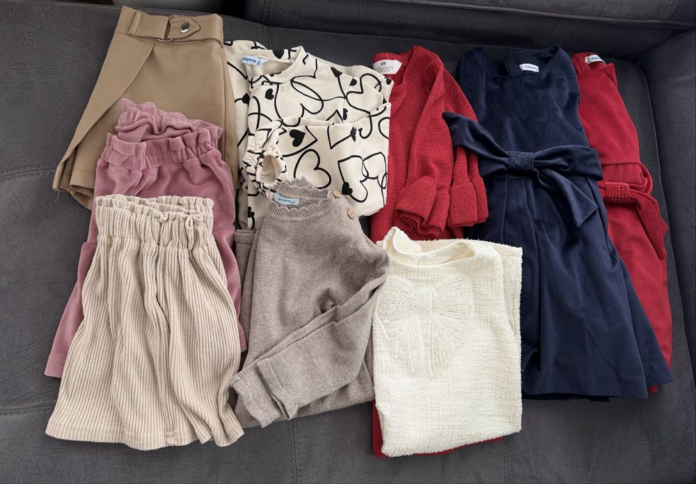 Официални Mayoral и ежедневни рокли 4-5г, нови и запазени