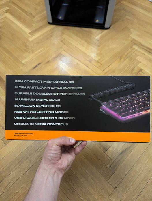 Fnatic Streak65 LP — механическая клавиатура, низкопрофильная