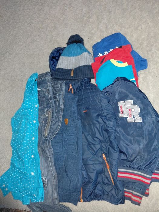 Пакет вещей на мальчика 4-7 лет.