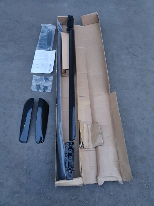 Рейлинги Toyota Highlander 2007/2014 чёрные