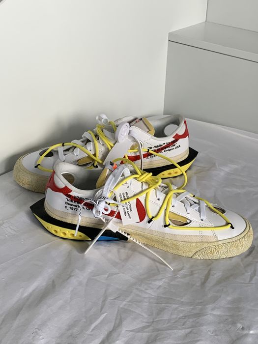 Nike Blazer Low x Off-White “White/University Red”