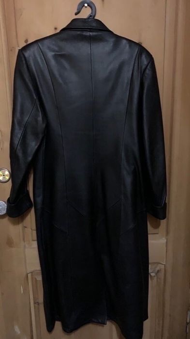 Кожанный плащ раз 46-48 и другое