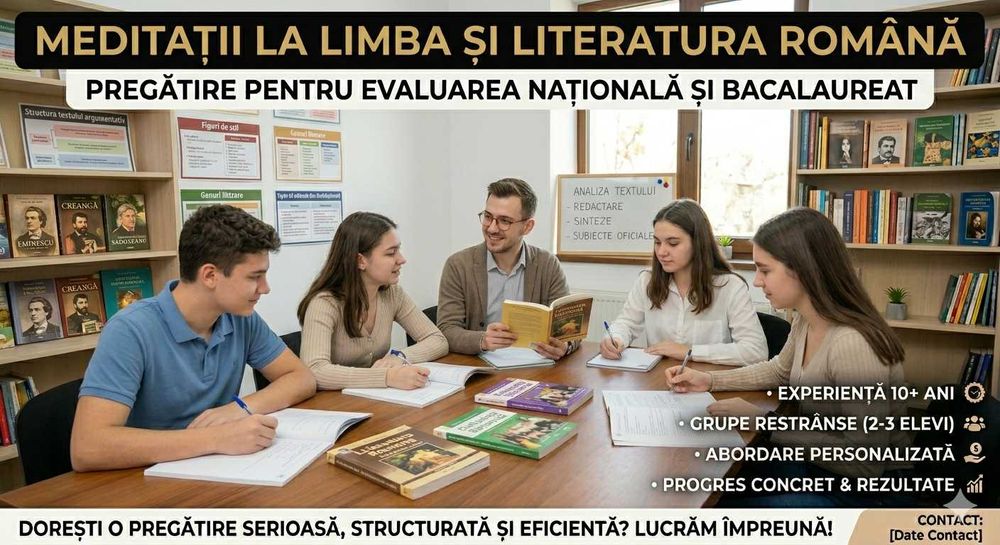 Meditații limba română - Bac și EN