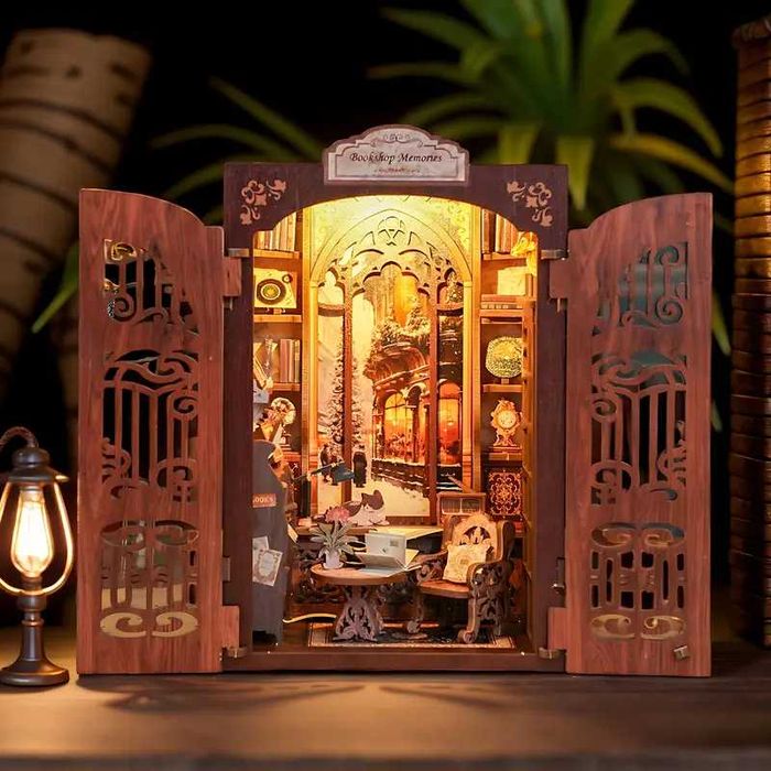 Сглобяем Модел за Библиотека, Разделител на Книги, BOOK NOOK, 3Д Пъзел