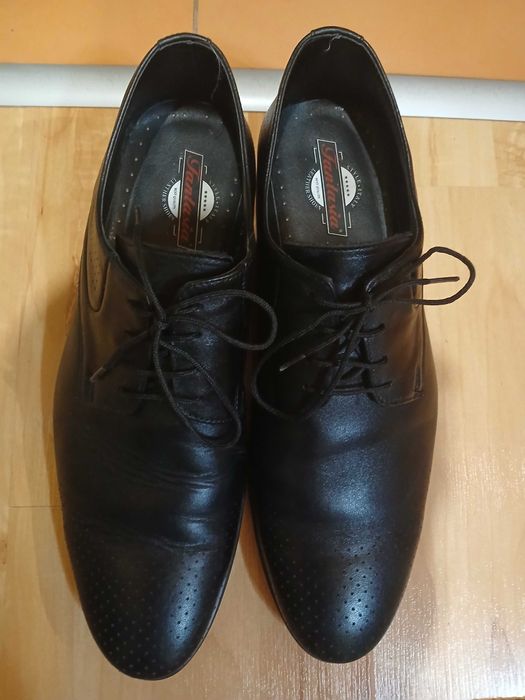 Нови мъжки обувки естествена кожа