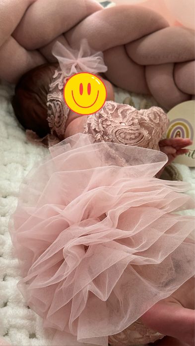 Рокля за фотосесия 0-1 м