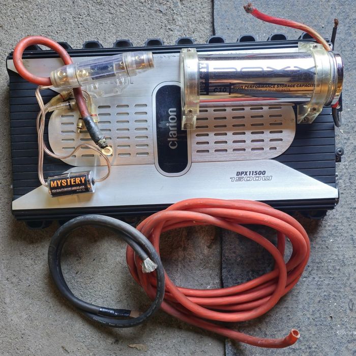 Сабвуфер HERTZ + Моноблок CLARION 2000Вт