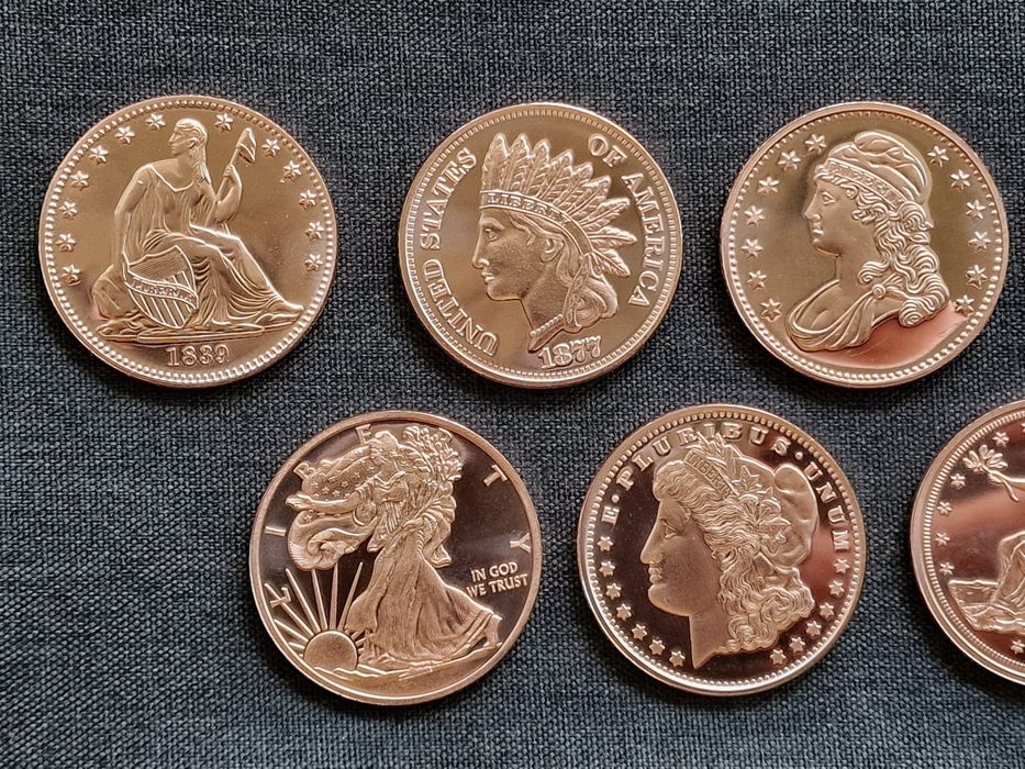 Медна монета, медно кюлче copper coin copper bar