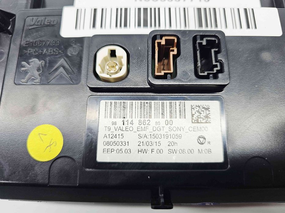 Display bord Peugeot 308 (II) [Fabr 2013-2020] 981148628000